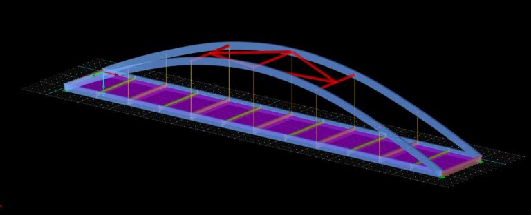 Design of a pedestrian bridge