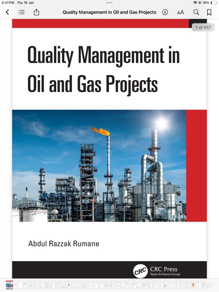 Quality Management in Oil and Gas Projects